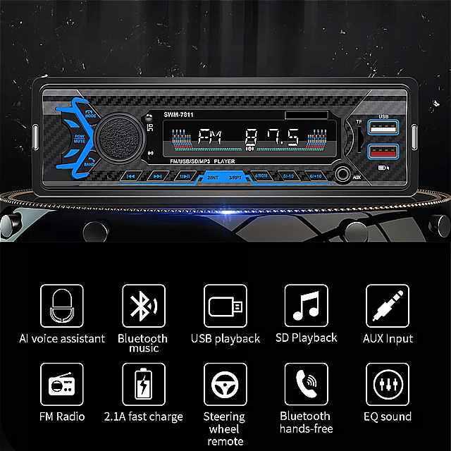 カー オーディオ カー Mp3プレーヤー 携帯電話 ハンズフリー Usb Sdダッシュ Aux 入力 音声制御 1 ジャンボ Yahoo 店 通販 Yahoo ショッピング