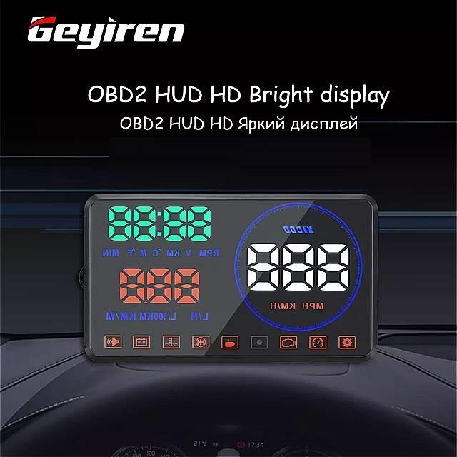 【上品】 新色追加して再販 Geyiren- 車 用のM9hud デジタル ディスプレイ OBD2 の スピードメーター エラーコード の浄化 高速 km h 燃料 republic-plaza.com republic-plaza.com