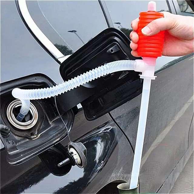 ジャンボ Yahoo 店車用サイフォンポンプ ポータブル手動ポンプ オイルおよびガスホース プラスチック 新品 定価の ｏｆｆ