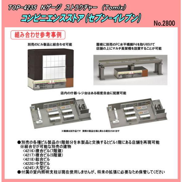 TOP-4235 Nゲージ コンビニエンスストア(セブン-イレブン) (Tomix
