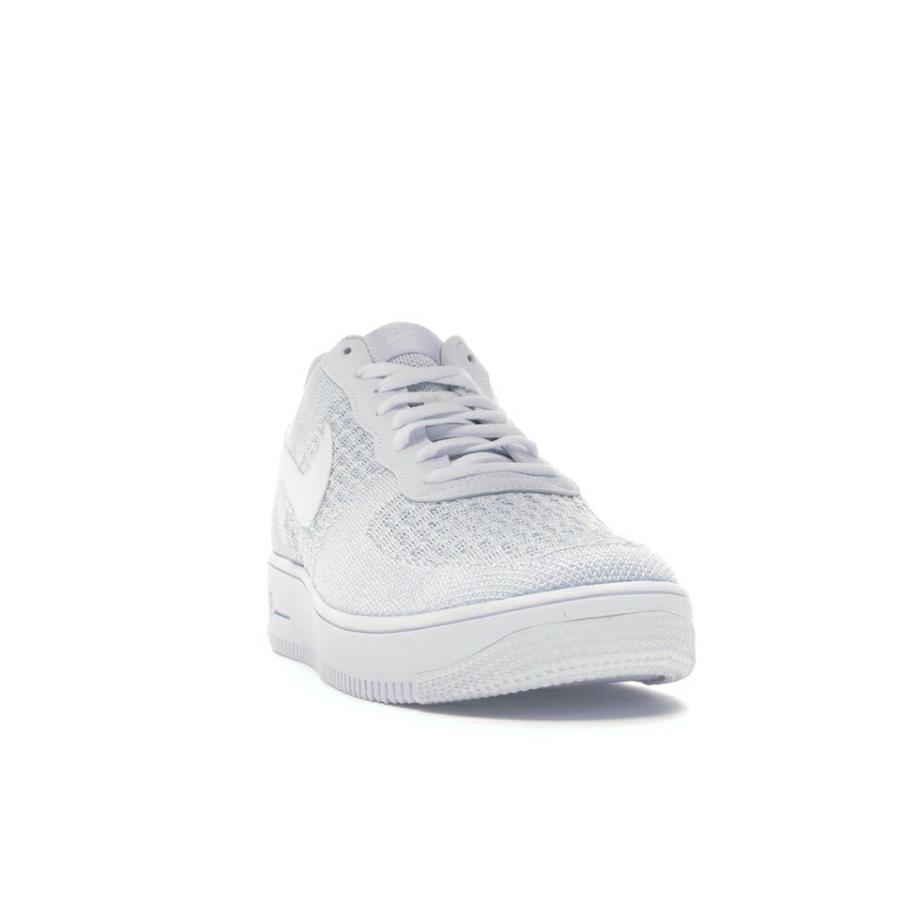 Air force 1 top flyknit 2.0 black/black/white/pure platinum