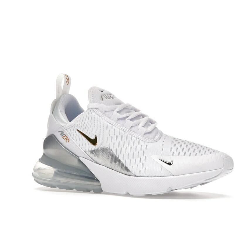 Nike Air Max 270 White Metallic Gold (Women