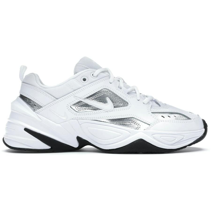 Nike M2K Tekno White Metallic Silver Black (Women 