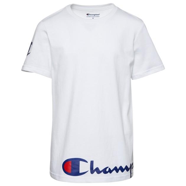 （お得な特別割引価格） ラップ ジュニア 海外モデル Tシャツ(半袖) チャンピオン Tシャツ HERITAGE Boys￥' - T-Shirt  キッズ GS(GRADESCHOOL) Ｔシャツ、カットソー
