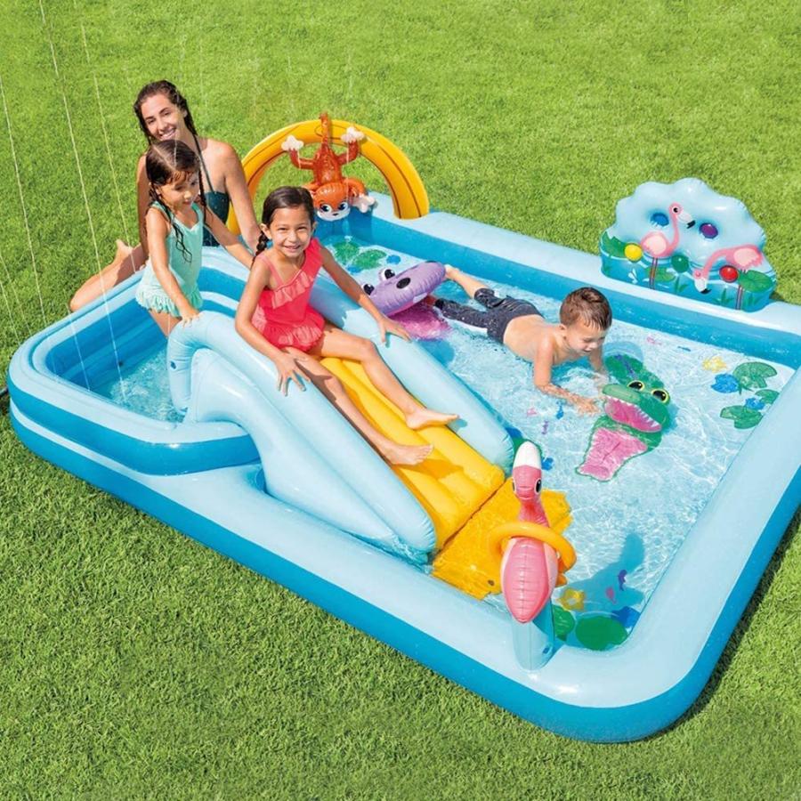 INTEX プール ジャングルアドベンチャープレイセンター 257×216×84cm 57161 [日本正規品]｜jun-shoten｜02