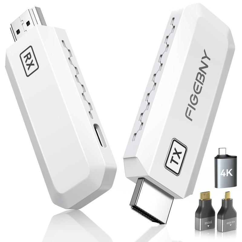 FIGEBNY hdmi 無線 0.1秒超低遅延 ワイヤレス 送受信機セット「日本技