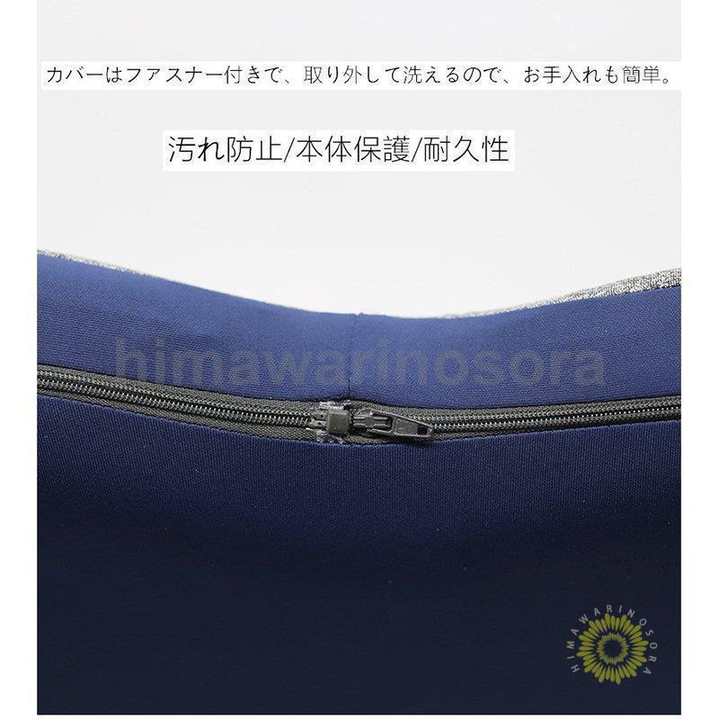 クッション 腰痛 対策 座布団 低反発椅子用 車 車椅子 腰車内 美脚 美尻 車椅子｜jun-store｜08