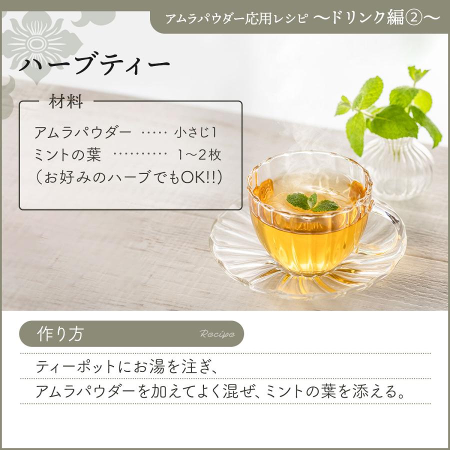 IPM アムラパウダー 100g【アミノ酸サプリメント2包付き】 食品認可 アムラ粉末 オーガニック 無添加 |  | 07