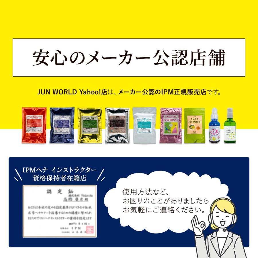 IPM ヘナ リピーター2点セットリーフヘナ+インディゴ 各100g【美