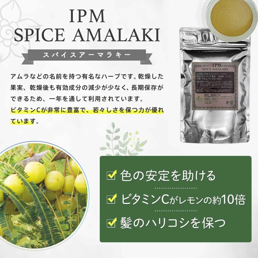 IPM ヘナ リピーター2点セットリーフヘナ+インディゴ 各100g 【選べるプレゼント付き】 オーガニック 白髪染め 毛染め ヘナカラー 無添加 天然ハーブ henna |  | 08