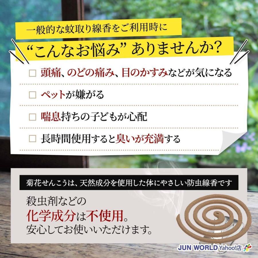菊花せんこう 贅沢 りんねしゃ アロマ防虫線香 太巻多煙タイプ