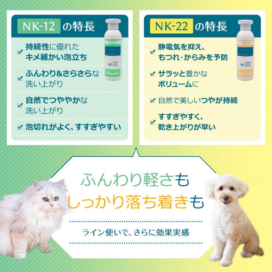 ラファンシーズ NK-12 NK-22 各200mlセット シャンプー&リンス