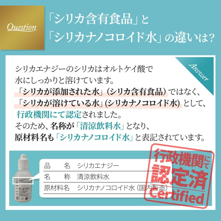3本☆シリカエナジー50ml シリカエナジー 50ml 3本セット 原液 シリカ水 高濃度 5760mg/L