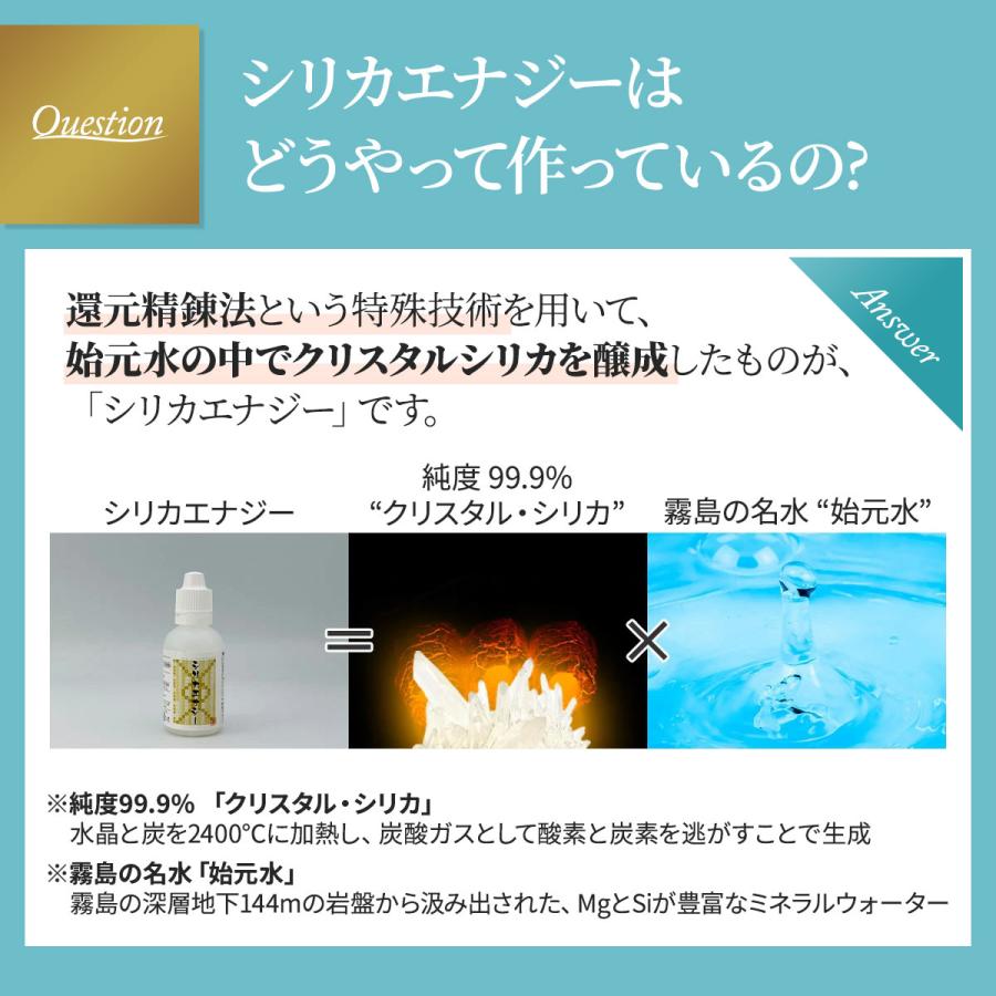 1本プレゼント】 シリカエナジー 珪素濃縮溶液(シリカナノ 1本プレゼント】 シリカエナジー 珪素濃縮溶液(シリカナノ