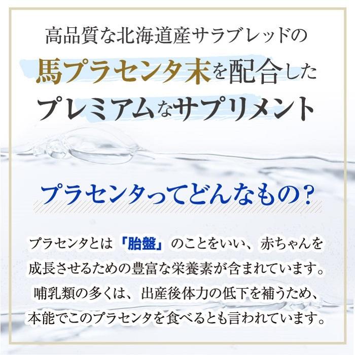 3袋セット/15％OFF]驫潤プレミアム馬プラセンタカプセル1袋 30カプセル