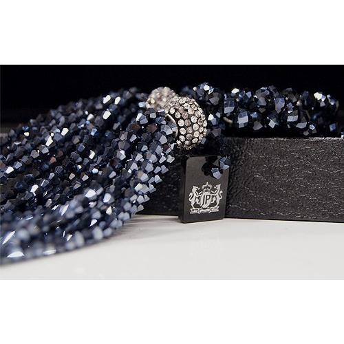 ジャンクションプロデュース 水晶 ふさ ブラック クリスタル キラキラ  