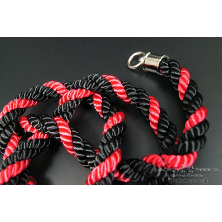 ジャンクションプロデュース 黒赤綱 中サイズ 綱 2色 ツートーン 祭り