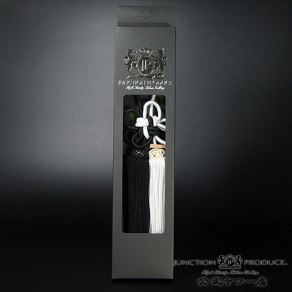 ジャンクションプロデュース ふさ 菊結び 大 白黒 H約460mm 房 ジャンクションプロデュース ふさ 菊結び 大 白黒 H約460mm 房
