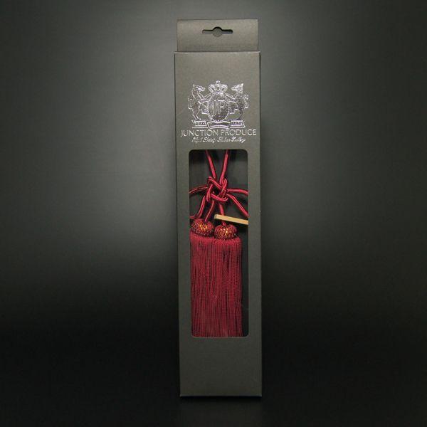 ジャンクションプロデュース ふさ 揚巻結び 中 紫 H約300mm 房 車用品