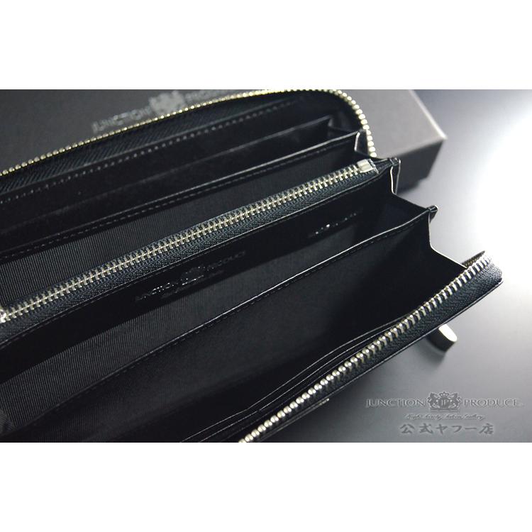 JUNCTION PRODUCE ロングウォレット 長財布 ラウンドファスナー レザー 