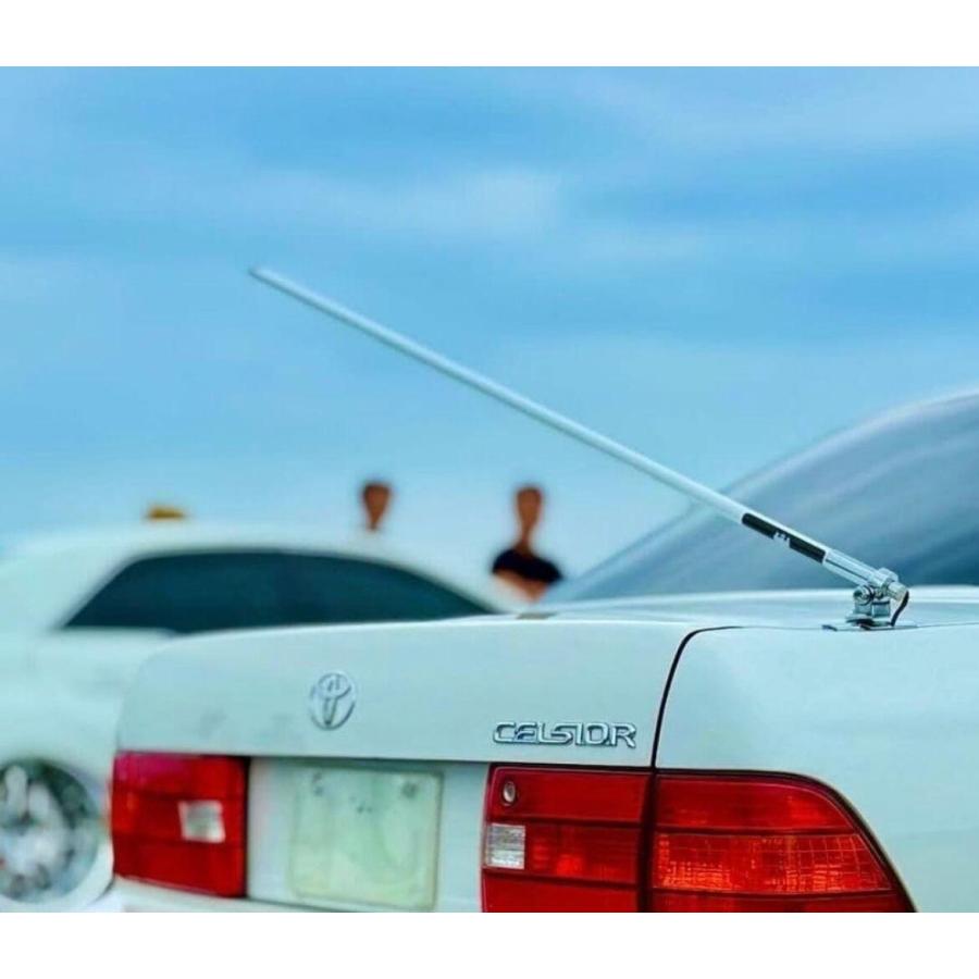 ジャンクションプロデュース 【VIPアンテナ/ブラック】 車 カーパーツ