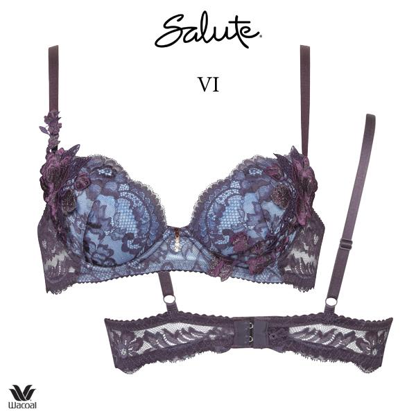 【新品】BTJ410｜ワコール サルート 10G P-upタイプ ブラジャー Amazon | ワコール Wacoal サルート Salute 10G BTJ410 P-UP 3/4