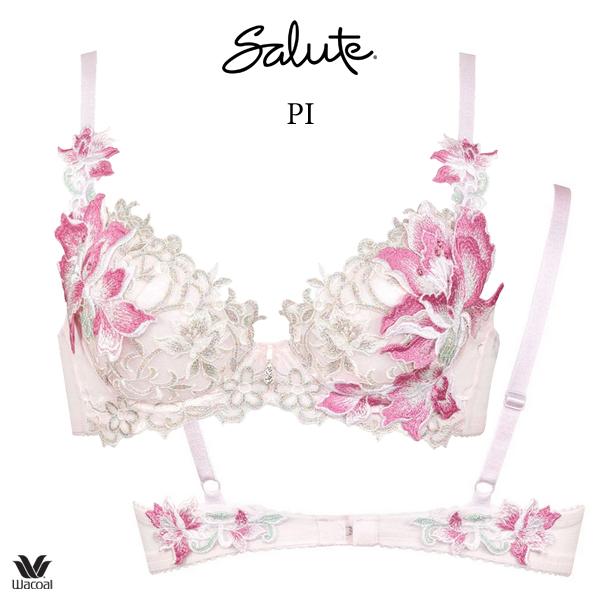 サルート ワコール 12G ブラジャー BTJ412 3/4カップワイヤー (P