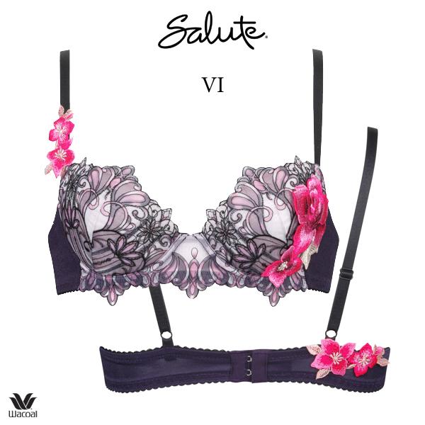 サルート ワコール 61G ブラジャー BTJ461 3/4カップワイヤー (P