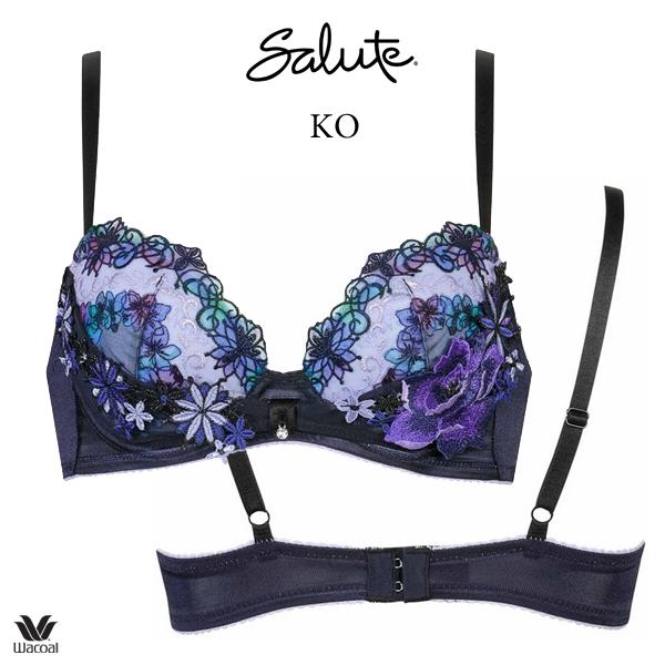 30％OFF ワコール サルート 50G ブラジャー BTJ750 3/4カップワイヤー リボンブラ Gカップ サルート（SALUTE） ワコール 50G ブラジャー BTJ750 3/4カップ