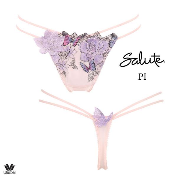 サルート3点セット サルート（SALUTE） ワコール 83G ショーツ PTJ483SML ソング Tバック