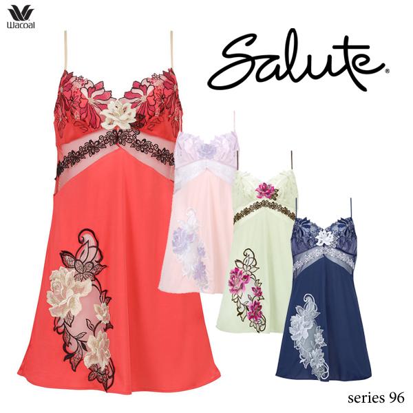 サルート（SALUTE） ワコール STJ296 96G スリップ M・L/80丈