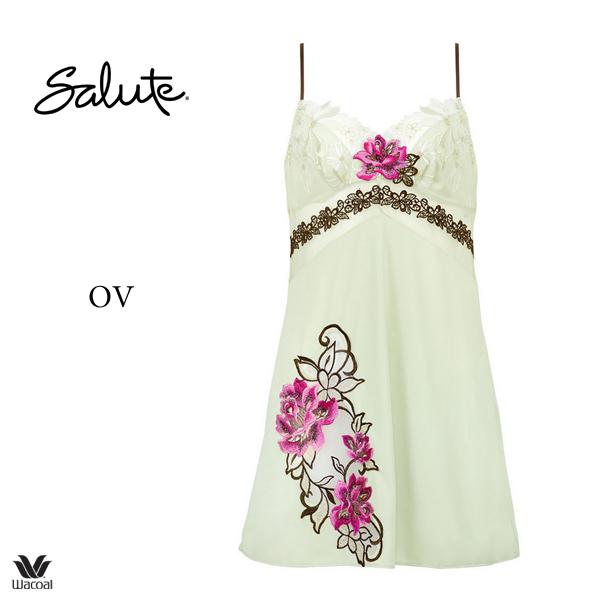 サルート ワコール 96G スリップ STJ296 M・L/80丈 : インナー