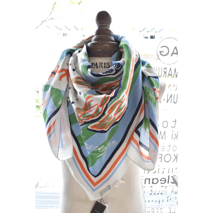 manipuri（マニプリ） 26S/S コットンシルクストール ベジ : junemie