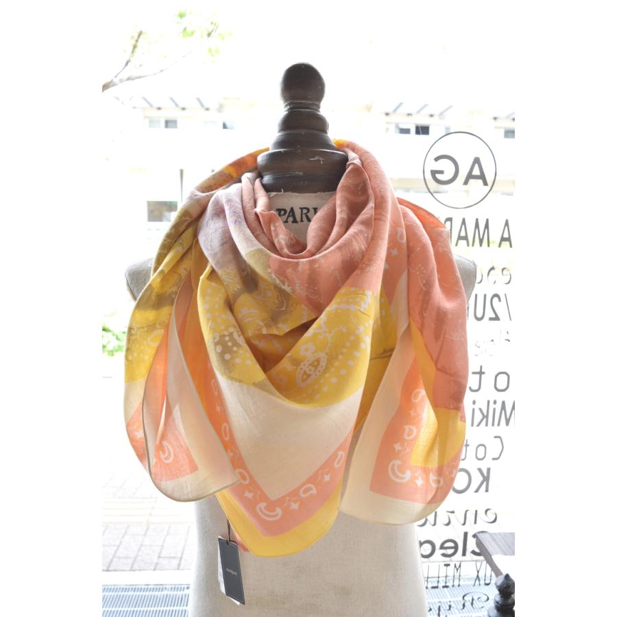 manipuri（マニプリ） 26S/S コットンシルクストール フラグメント