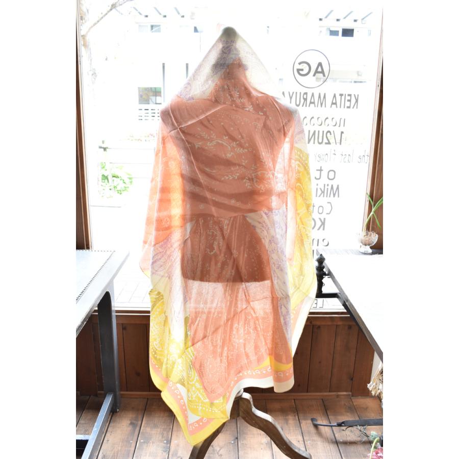 manipuri（マニプリ） 26S/S コットンシルクストール フラグメント