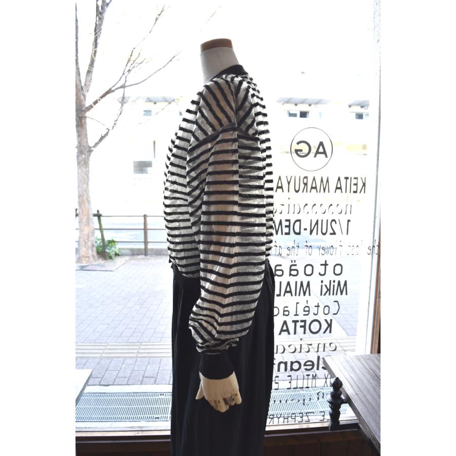OTOAA オトアー 25S S SHEER BOEDER KNIT CARDIGAN