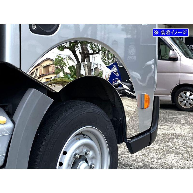 BRIGHTZ アトラス F24 超鏡面ステンレスメッキドアブリスターカバー 2PC TRUCK-L-093 F 24 49881 アトラス F24 超鏡面ステンレスメッキドアブリスターカバー 2PC TRUCK サイドガーニッシュ