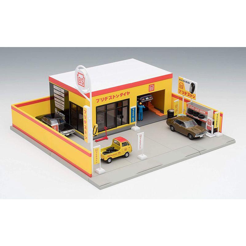 トミーテック トミカラマ ヴィンテージ 1/64 05b タイヤショップ (ブリヂストン) ミニカー用 ABS樹脂製 アクセサリー 完成品 トミカラマ ヴィンテージ 1/64 05b タイヤショップ ブリヂストン ミニカー用 ABS樹脂製 アクセサリー 完成品