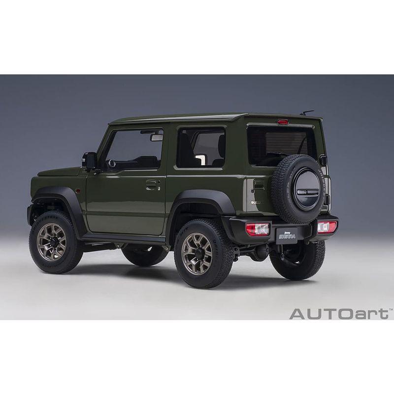 AUTOart 1/18 スズキ ジムニー シエラ (JB74) モスグリーン 完成品 78509 ジムニー AUTOart 1/18 スズキ シエラ JB74 モスグリーン 完成品