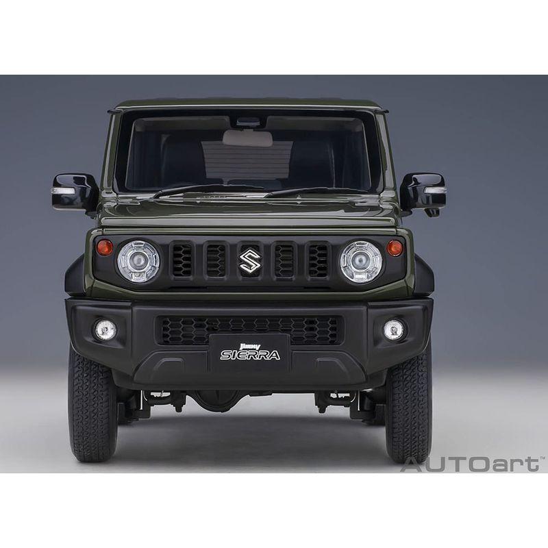 AUTOart 1/18 スズキ ジムニー シエラ (JB74) モスグリーン 完成品 78509 ジムニー AUTOart 1/18 スズキ シエラ JB74 モスグリーン 完成品