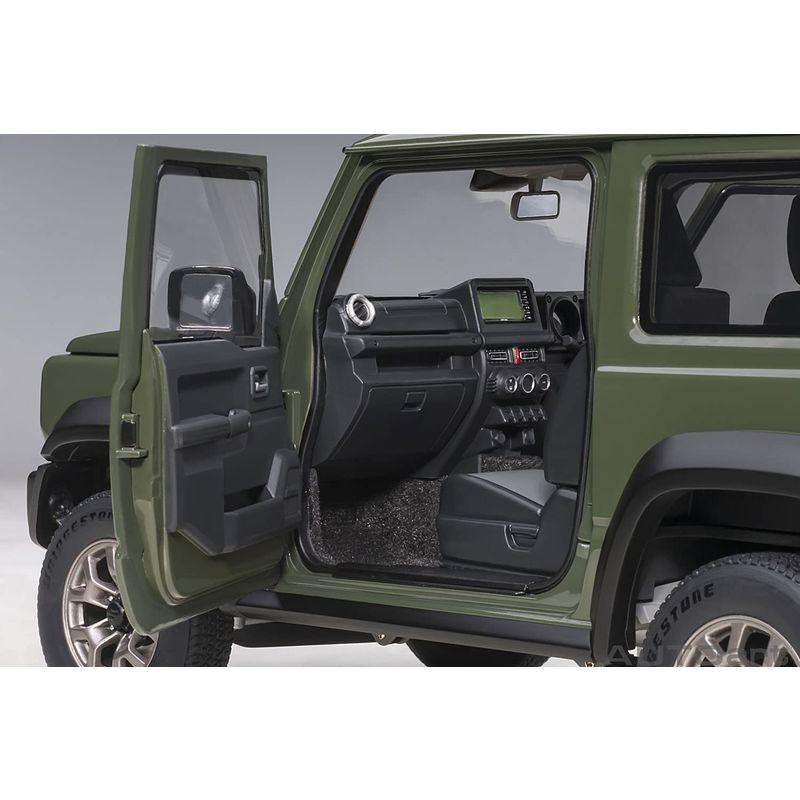 AUTOart 1/18 スズキ ジムニー シエラ (JB74) モスグリーン 完成品 78509 ジムニー AUTOart 1/18 スズキ シエラ JB74 モスグリーン 完成品