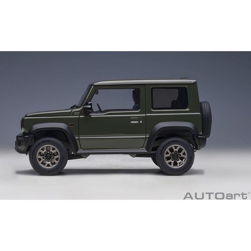 AUTOart 1/18 スズキ ジムニー シエラ (JB74) モスグリーン 完成品 78509 ジムニー AUTOart 1/18 スズキ シエラ JB74 モスグリーン 完成品