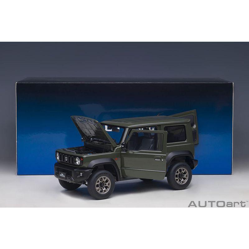 AUTOart 1/18 スズキ ジムニー シエラ (JB74) モスグリーン 完成品 78509 ジムニー AUTOart 1/18 スズキ シエラ JB74 モスグリーン 完成品