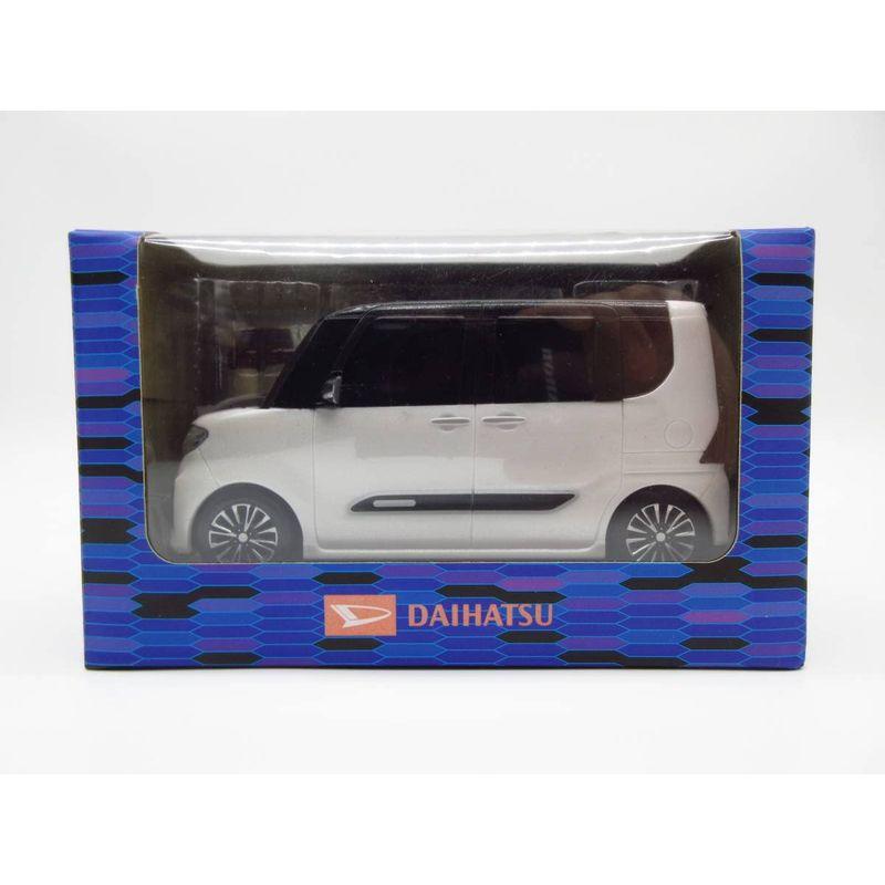 ダイハツ 新型タントカスタム ディーラー特注 非売品 プルバックカー ミニカー ２トーン パールホワイト×ブラックマイカ カラーサンプル 新型タントカスタム ディーラー特注 非売品 プルバックカー ミニカー ２トーン パールホワイト×ブラックマイカ カラーサンプル 　