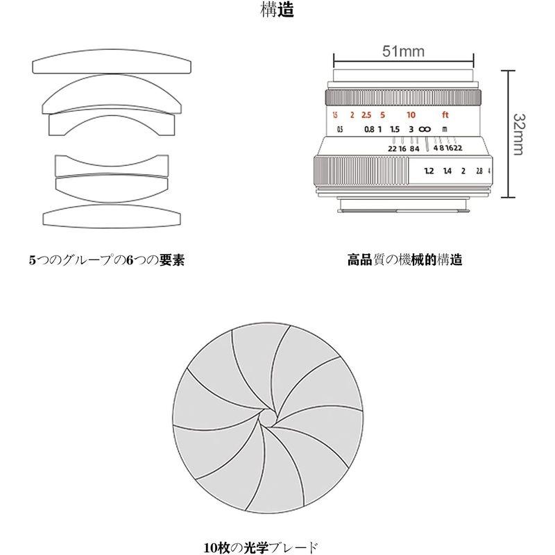 7artisans 35mm f1.2 ii M4/3マウント 交換レンズ 手動フォーカス APS-C 単焦点 レンズ 人文記録/風景/室内 f1 35mm ii M4/3マウント 交換レンズ 手動フォーカス APS 単焦点 レンズ 人文記録/風景/室内