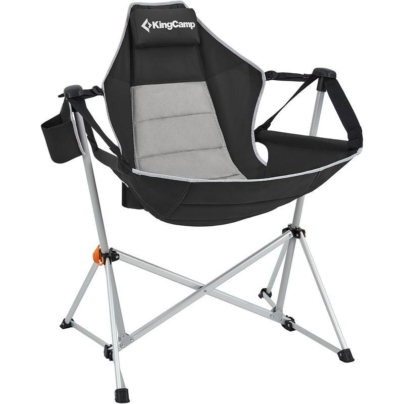 25【新品未使用】 KingCamp キャンプ チェア ハンモックチェア 自立式 アウトドア 折り畳み椅子 角度調整可能 耐荷重120KG 収納袋付き ロッキン 【JSB2356159470】(12260円)