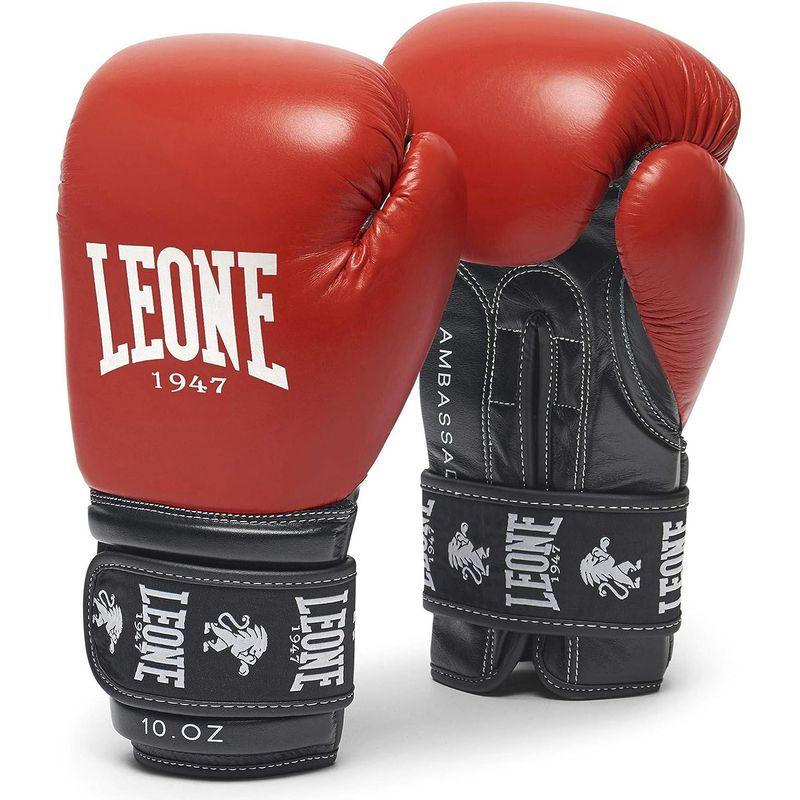 LEONE 1947 ボクシング キックボクシング グローブユニセックス AMBASSADOR バッファローレザー PUパッド ベルクロ留 ボクシング キックボクシング グローブユニセックス AMBASSADOR バッファローレザー PUパッド ベルクロ留