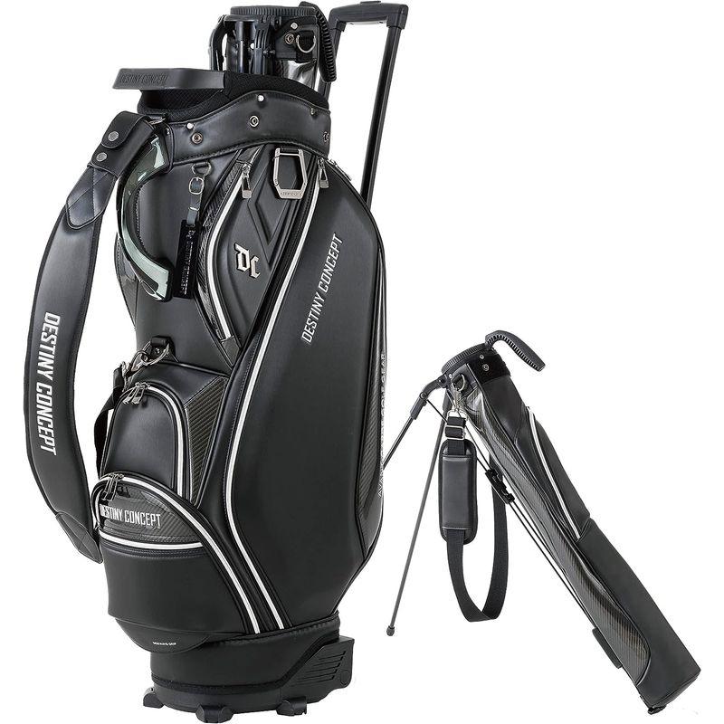 正規品 ディスティニーコンセプトDESTINY CONCEPT デュアル キャディバッグ DC-X15B DUAL CASTER セルフスタンドクラ 【VQL1132082317】(40155円)