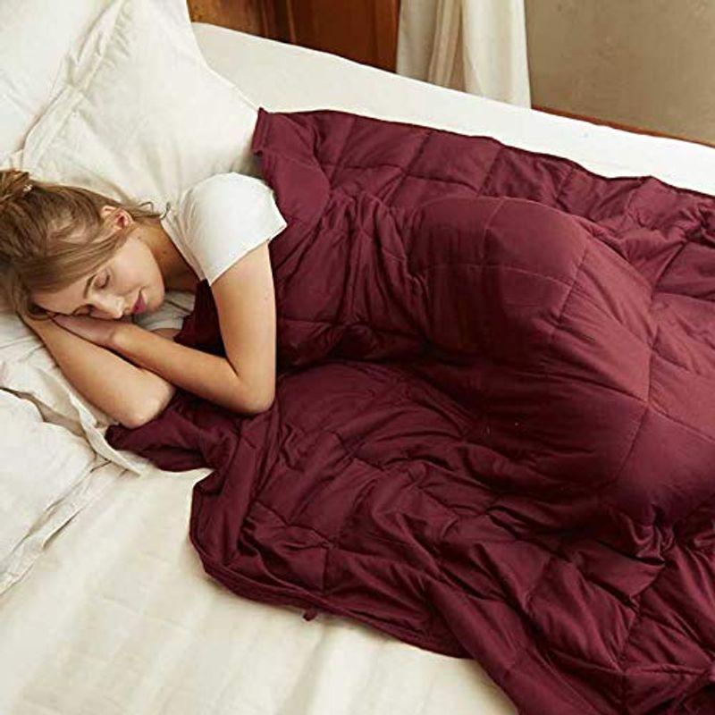 MERRYLIFE ブランケット ウェイトブランケット weighted blanket 加重ブランケット 重い毛布 加重毛布 重力布団 掛