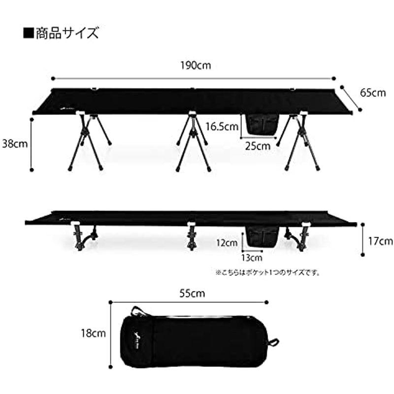 Jey Bloo 2way ジュラルミン コット No.415 ハイロー切替可能 (カーキ) Bloo 2way ジュラルミン コット No ハイロー切替可能 カーキ STYLE